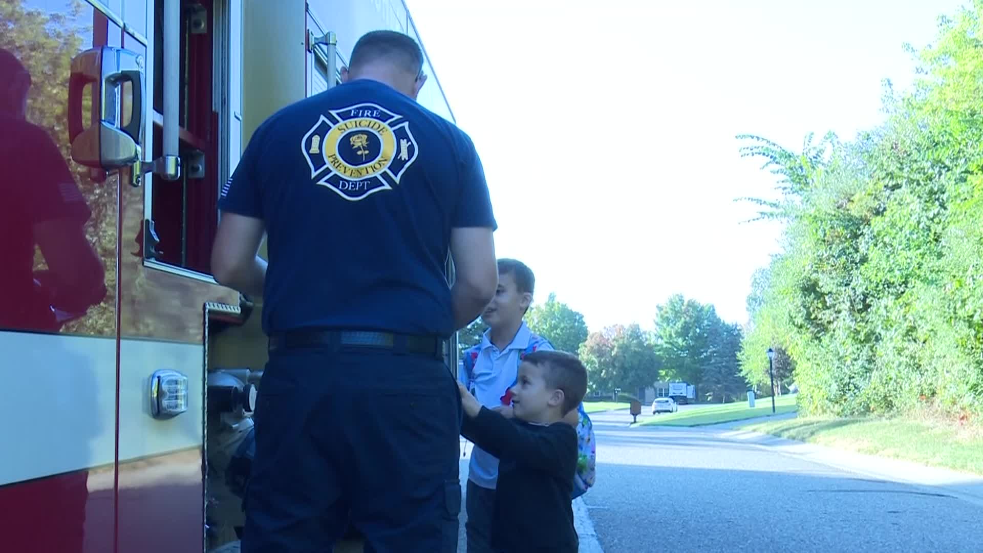 Thumbnail image for Ride to School in a Fire Truck_